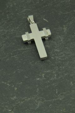 Kreuz Edelstahl Schmuck Anhänger für Halsketten