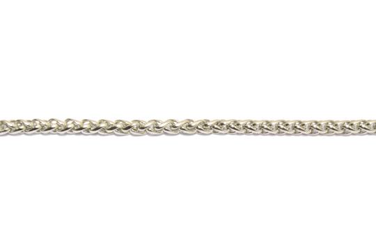 Zopfmuster Edelstahl Schmuck Halskette 65cm/3mm