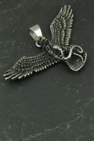 Großer Adler Edelstahl Schmuck Anhänger für Halsketten