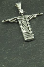 Jesus Cristo Redentor, Schmuck Edelstahl Anhänger für Halsketten