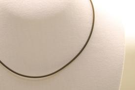 Kautschuk Schmuck Halsband 2,9mm/50cm