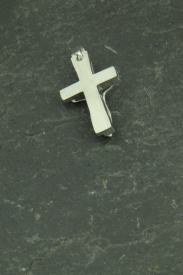 Kleines Kreuz mit Jesus, Anhänger Edelstahl Schmuck für Halsketten