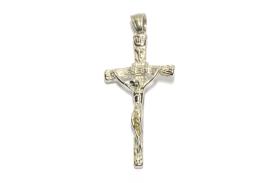 Kreuz mit Jesus Anhänger Edelstahl Schmuck für Halsketten