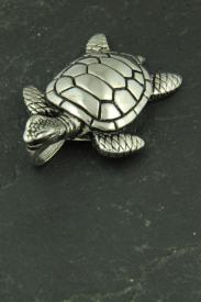 Schildkröten Anhänger aus Edelstahl
