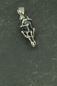 Skelette beim Sex 3D aus Edelstahl, Schmuckstück für Halsketten