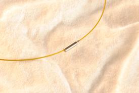 Stahl Halsband - Halsreif Farbe gold ca. 53cm