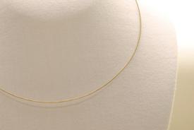Stahl Halsband - Halsreif in silber ca. 53cm
